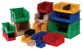 Stackable Plastic Bins Quantum